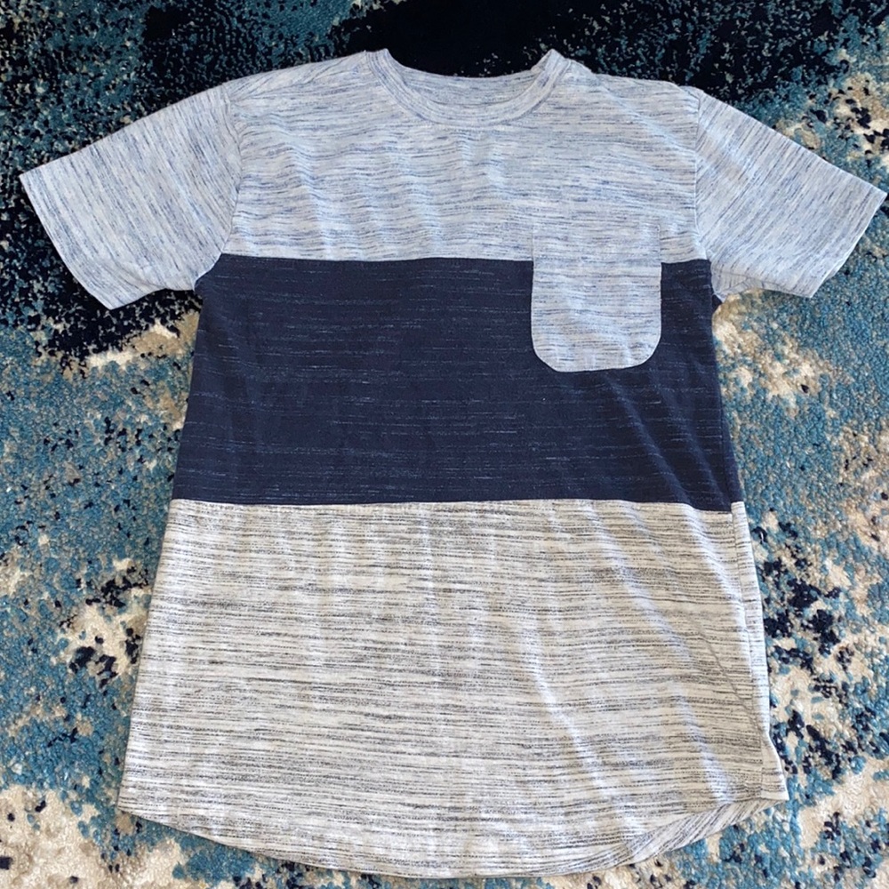 Copper Denim Color Block Tee